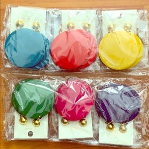 Wood Clip On Earrings ( Variety Pack )